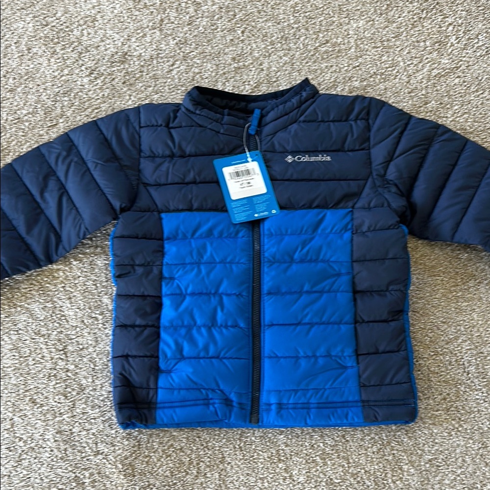 Columbia Two-Tone Omni-Tech Powder-Lite Blue Jacket